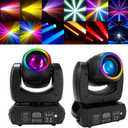 150W LED Moving Head DJ Lights, GOBO DMX Stage Lighting 2 Packs