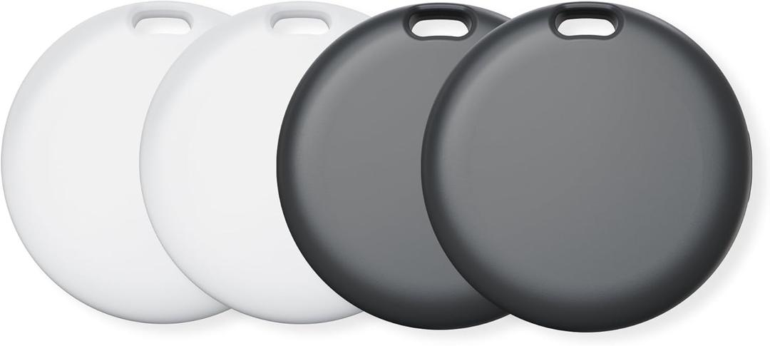 Air Tracker Tags-4 Pack, Bluetooth Tracker Works with Apple Find My APP (iOS Only, Not for Android), Keys Finder, Item Locator for Keys, Luggage, Backpack, Replaceable Battery Air Tracker Tags-4 Pack, Bluetooth Tracker Works with Apple Find My APP (iOS Only, Not for Android), Keys Finder, Item Locator for Keys, Luggage, Backpack, Replaceable Battery