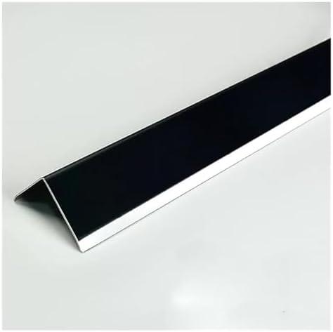 Stainless Steel Corner Guards for Walls, Heavy Duty Metal Edge Protector Strip for Kitchen/Garage/Cabinets, Self Adhesive Safety Bumper(Mirror Titanium,80cm/31.5in(L))