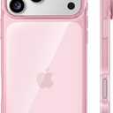 TORRAS for iPhone 17 Pro Case Crystal Clear, Upgraded Anti-Yellowing, Military-Grade Protection, Ultra Transparent Slim Case for iPhone 17 Pro Phone Case, Soft Bumper, Anti-Scratch, Pink, 6.3''