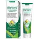 Seborrheic Dermatitis & Psoriasis Face Cream: Fungal-Prone Skin Treatment  Suitable for Face, Scalp & Chest  Natural Moisturizer with 12 Plant-Based Ingredients  Steroid-Free EXP:09/2028
