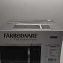 Farberware 1.1 Cu. Ft. Countertop Microwave Oven – 1000 Watt Power, Auto Cook Settings, Defrost, Easy Clean and Child Safety Lock - Stainless