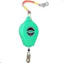 Bucamao 66FT Self Retracting Lifeline, Steel Wire Retractable Safety Lanyard, Fall Protection PPE Gear,Restraint Ropes & Lanyards