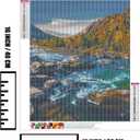 BAISITE Diamond Art Kits for Adults Beginners,2 Pack Round 5D Paint with Diamonds Pictures Full Drill Cross Stitch Home Wall Decor DIY Crafts Kits(12x16 Inches) BSTDPK807-808