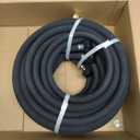 Hopegiver 5/8’’ Soaker Hose 25 ft, 1 Pack, Heavy Duty Garden Soaker Hoses with Solid Brass Fitting, Rubber Drip Hose for Garden Beds, Vegetable, Lawn, Trees Watering Irrigation (25 ft)