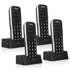 Intercoms Wireless for Home, 1 Mile Long Range for House Business Office, Handheld Room to Room Communication System, Rechargeable Loud & Clear 10-Channel Anti-Interference Intercom System