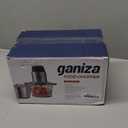 GANIZA Food Processors, Electric Food Chopper with Meat Grinder & Vegetable Chopper - 2 Bowls (8 Cup+8 Cup) with Powerful 450W Copper Motor - Includes 2 Sets of Bi-Level Blades for Fruits/Meat/Nuts (Black)