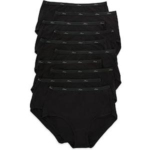 Hanes Women's Underwear Pack, 10-Pack, Full-Coverage Cotton Blend Panties, Moisture-Wicking Underwear for Women 2 XL