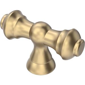 Alzassbg 10 Pack Champagne Bronze Cabinet Knobs, 2.1 Inch(55mm) Cabinet Kitchen Hardware Knob for Cupboard and Drawer AL6085BRG (Single Hole Knob)