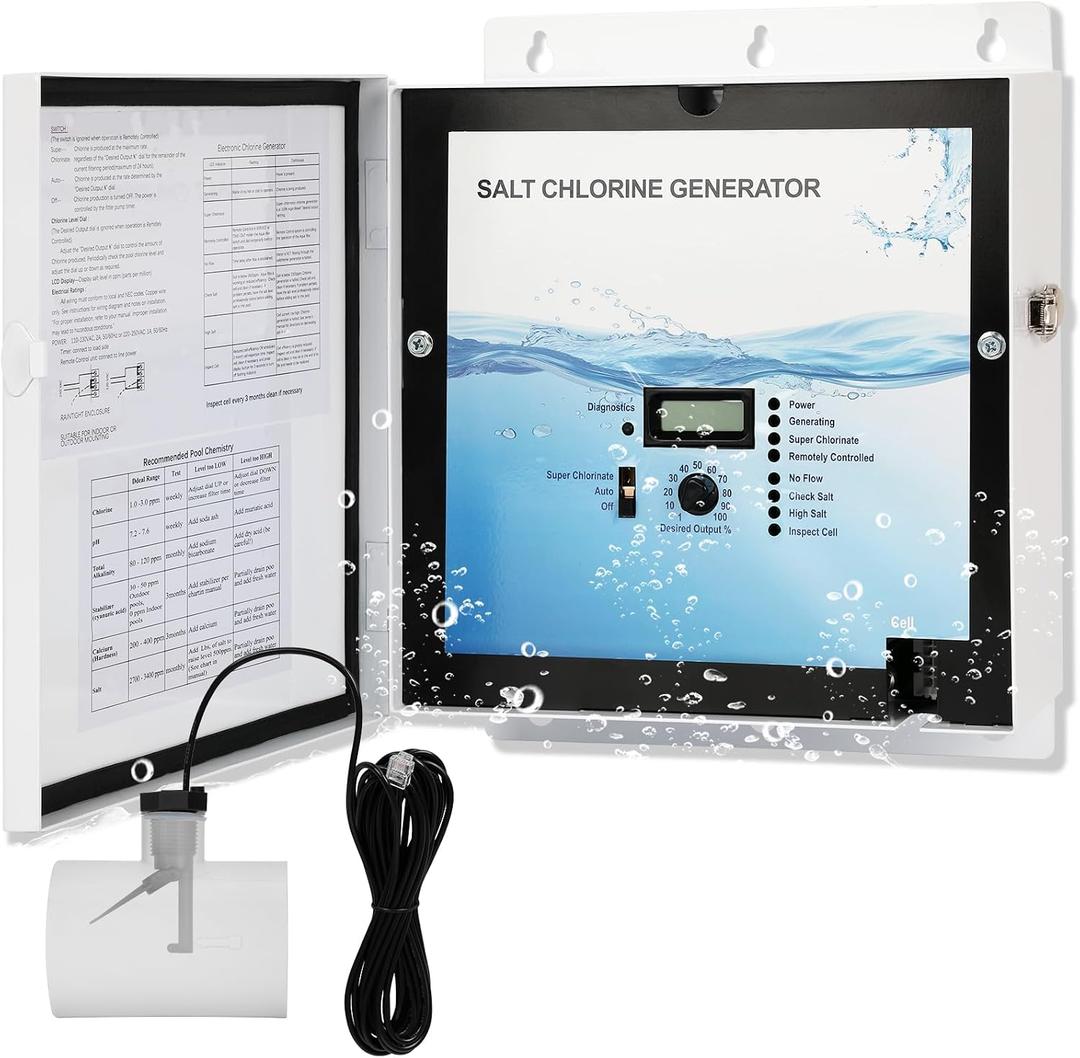 Forested 2026 GLX-CTL-RITE Control Unit Replacement | For hayward AQR Goldline Aqua Rite, Compatible with T-Cell-3/5/9/15 Salt Chlorine Generator, 110/240V Salt System Controller