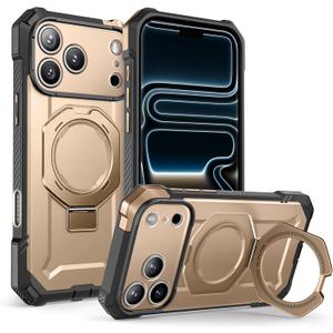 SUPCASE for iPhone 17 Pro Max Case with Kickstand (Unicorn Beetle Grip), [Camera Control Cover] [Compatible with MagSafe] [Military-Grade Drop Protection] Heavy Duty Magnetic Phone Case, Desert