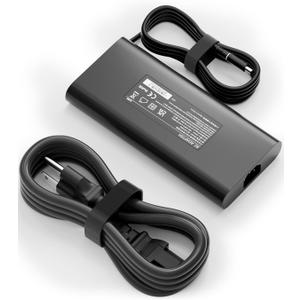 New Slim 330W Compatible with Dell Alienware 17 R4 R5 Area 51M 51M R2 M16 R1 M17 R3 R4 M18 R1 X16 R1 R2 X17 R1 R2 G5 15 5535 G7 16 7635 Power Cord