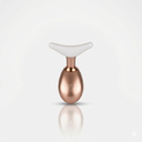 ELISHINE 7 Color Face and Neck Massager Light Therapy, Red Light Based Facial Massager for Skin Care, Firming, Smoothing (Rose Golden)