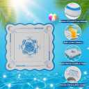 Floating Mahjong Table for Pool, Waterproof Floating Game Board Double-Sided for Mahjong & Poker, Floating Card Table for Pool, Domino, Scrabble, Rummikub, Pool Lake Beach