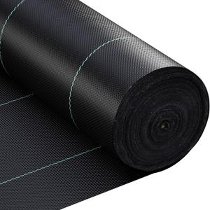 Doniks 6x300ft Driveway Fabric,3.5OZ Commercial Heavy Duty Weed Barrier Fabric, Garden Landscape Fabric,French Drain Fabric for Erosion Control,Landscape Fabric,Weed Barrier,Construction Projects (6x300ft)