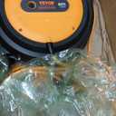 VEVOR Retractable Extension Cord Reel, 80 FT, Heavy Duty 12AWG/3C SJTOW Retractable Power Cord with Lighted Triple Tap Outlet, 15 Amp Circuit Breaker 180 Swivel Bracket for Ceiling or Wall Mount