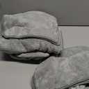 YTYC 29x59 Inch Extra Large Bath Towels Set of 6 Quick Dry Super Soft Microfiber Towels for Bathroom 80% Polyester (Grey, 6 Piece)