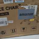 Ergonomic Office Chair,Mesh Office Chair with Lumbar Support,Mid Back Desk Chair with Flip-up Arms,400 lbs Comfy Computer Chair for Home Office (Light Grey), Standard