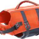 Outward Hound Granby Splash Dog Life Jacket, High-Buoyancy Dog Life Vest for Swimming, Boating, and Water Safety, XS, Orange (X-Small (Chest Girth: 11"-15"))