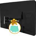 Easy-Going Outdoor TV Cover for 30 to 32 inches LCD, LED, Waterproof, Weatherproof and Dust-Proof TV Screen Protectors with Cleaning Cloth (36 inch, Black)