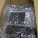 Disposable Dinnerware Set for 50pcs Sushi Trays Containers with Lids 7.3x 5.1 Inch Disposable Sushi Take Out Boxes, 50 Pairs Japanese Bamboo Chopsticks, 100pcs Soy Sauce Dishes