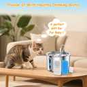 25 Set Cat Fountain Replacement Filters Compatible with oneisall PWF-001 2L/67oz Stainless Steel Pet Water Fountain Filters with Replacement Pre-Filter Pump Sponges