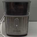 Frigidaire Countertop Crunchy Chewable Nugget Ice Maker, Compact, 33lbs per Day, Metallic Finish
