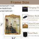 Vintage Picure Frames 8x10 Antique Victorian Gold Bronze Picture Frames for Tabletop and Wall Mount Ornate Retro Home Decor Gallery Wall Art(8x10 inch)