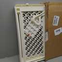 Toddleroo by North States - Supergate Ergo Baby Gate: Plastic Baby Gate for Stairs & Doorways - Adjustable Indoor Safety Gate - Made in USA - 26 to 42 Inches Wide - 26 Inches Tall - Ivory