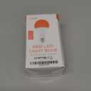 Hooga Sleep Light Bulb - Blue Light Blocking Red Night Light, 625nm for Healthy Sleep - Baby Nursery, 1W LED, 7W Replacement Single