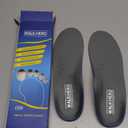 Plantar Fasciitis Feet Insoles Arch Supports Orthotics Inserts Relieve Flat Feet, High Arch (Men's 11-11 1/2 | Women's 13-13 1/2) (Gray)