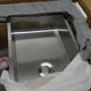 33 Inch Kitchen Sink 16 Gauge 304 Stainless Steel Workstation Deep Single Bowl Waterfall Kitchen Sink, Handmade Smart Sink with Accessories, 33"x22"x10"