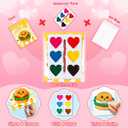 Valentines Day Cards for Kids School - 24 Packs Heart Watercolor Paint Sets with Dessert Food Cards, Valentines Day Gifts for Kids Classroom Prize Exchange, Valentine Art Party Favors for Boys Girls