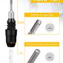 SDS-Plus to SDS-Max Adapter, 8-1/4" Alloy Steel Adapter for Rotary Hammer Drills - Durable Drill Bit Adapter for Concrete and Demolition Work, HOME, DIY, Gift for Men, Friend, Family