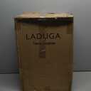 Laduga Softside Expandable Luggage with Large Steel Wheels Carry-On Luggage Suicase (Blue, 21-Inch)