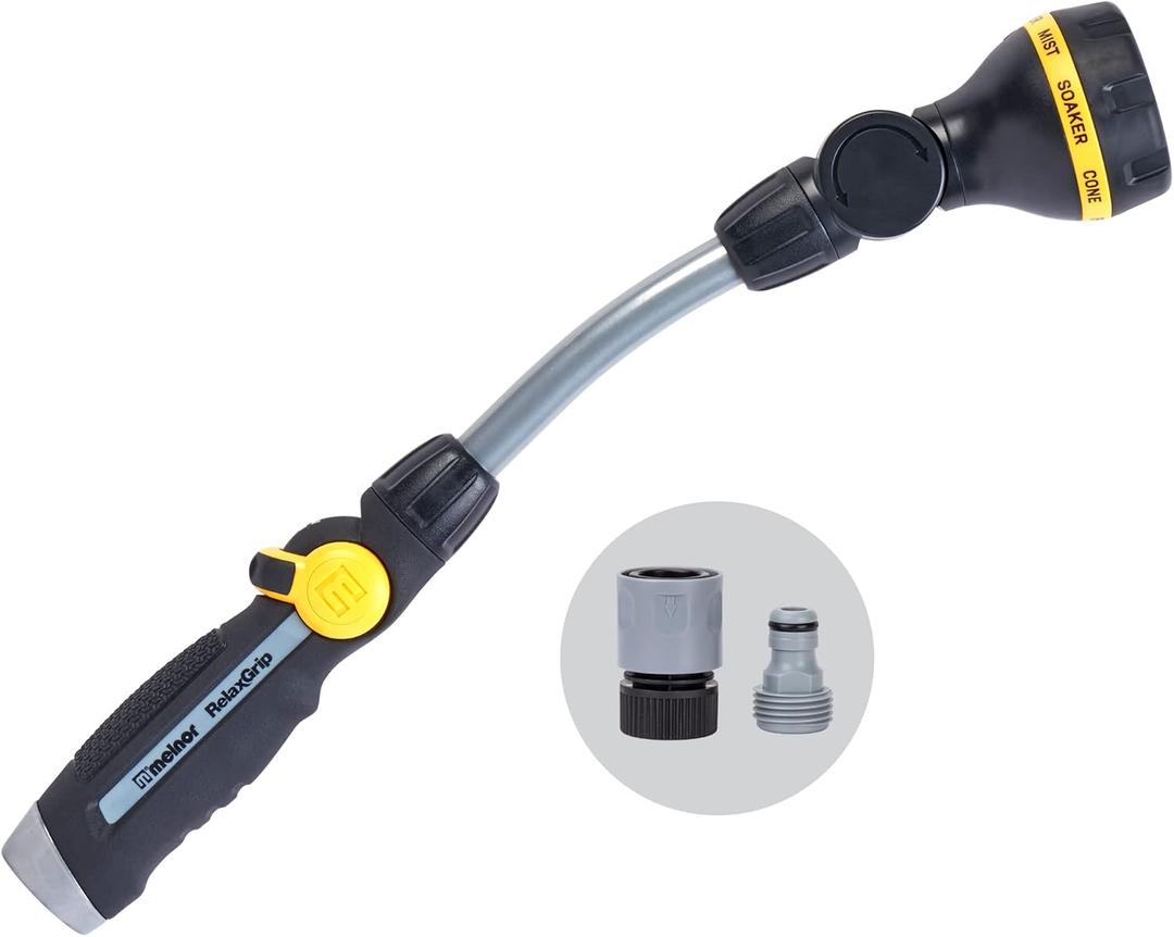 Melnor 65173AMZ Wand Bundle, Metal, Black, Yellow
