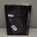 Wireless Keyboard and Mouse Combo, Ergonomic Wave Keys, Cushioned Palm Rest, Rechargeable, Phone Holder, Natural Typing, 2.4G Lag-Free, MA22 Plus Full Size Keyboards Set for Windows/Mac -SABLUTE (Black&Orange)