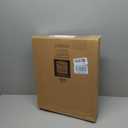 Mayfair Padded Toilet Seat, Cushioned Soft Vinyl over Wood Core Seat, Secure Hinges, Easy Clean, Made in USA, Round, Biscuit