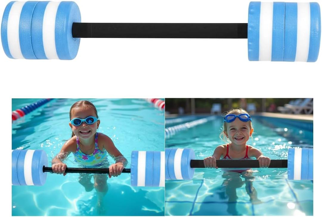 Aqua Pool Barbell for Water Fitness Exercise Equipment - Aquatic Swim Water Workout Bar for Water Aerobics Weights Barbells - Swimming Foam Float Kids Aqua Pool Barbell for Water Fitness Exercise Equipment - Aquatic Swim Water Workout Bar for Water Aerobics Weights Barbells - Swimming Foam Float Kids