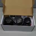 Stove Knob Safety Covers for Child (5 + 1 Pack), Upgraded Universal Size Press Gas Stove Knob Covers with Adhesive, Heat-Resistant Childproof Oven Locks for Kids and Pets (Black)