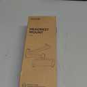 Lamicall Car Headrest Tablet Holder - [3 in 1 Extension Arm] Adjustable Tablet Car Mount for Back Seat, Gifts Road Trip Essentials for Kids, for 4.7-11" Device Like iPad Pro, Air, Mini, Galaxy, Fire (Black)