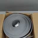 Flexible Baseboard Molding Trim, 6 Inch x 20 Feet Peel and Stick Vinyl Wall Base Cove Base, Self-Adhesive Rubber Wall Base Moulding Trim (S152, Gray)