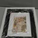 PHAREGE Vintage Picture Frame 8x10 Black, 8 by 10 Ornate Decorative Antique Frame with Mat for 5x7 Photo, Fancy Matted Frame for Desktop or Wall, Horizontal or Vertical