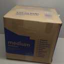 Dog Car Seat for Medium Large, Safe and Comfortable Dog Car Bed Medium Under 60lbs, Multipurpose Design Washable with Non-Slip Base (Black)