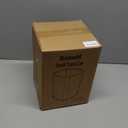 EmoH Small Bathroom Trash Can 2.1 Gallon /8-Liter Wastebasket, Modern Matte Black Stainless Steel Garbage Bin for Bedroom, Home Office, Toilet, RV, Under Sink, Near Desk