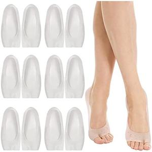 Tbestmax 12 Pcs Silicone Gel Socks for Dry Cracked Feet Heels Women - Day & Night Socks - W4-10 | M5-8