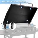 Hinged Lid For 36 Inch Blackstone Griddle Top, Blackstone 1554, 1825, 1863, 2149, 1866, 2151, 1899, 1565, 1836, 1841, 2122 Grill Cover with Thermometer, 36in Blackstone Griddle Lid Hard Cover.