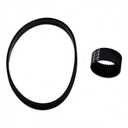 Replacement Black Drive Belt Sets Compatible with Earthwise SN70016 Electric Corded Snow Shovel,SN74014 Cordless Snow Blower(Includes Large Auger Belt and Small Motor Toothed Drive Belt)