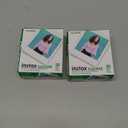 Fujifilm 2 Pack instax Square Instant Color Film, Twin Pack - 20 Exposures (40 Total), White Frame