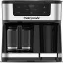 Deluxe 12-Cup Coffee Maker & Single Serve Brewer – Programmable, K-Cup Compatible, Adjustable Brew Size, Glass Carafe, Auto Shut-Off - Ideal for Home or Office